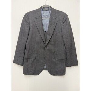 Vintage Brooks Brothers Golden Fleece Suit Jacket Mens 40 SH Charcoal All Wool